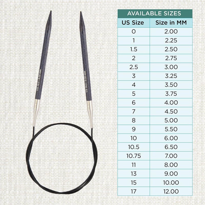 Knit Pro Dreamz Fixed Circular Needles 16" (40cm) | US Size 10.5 (6.5mm) - Image 4